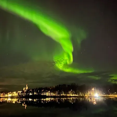 Aurora Polaris - With Outdoor Sauna - 750m From Center - Free Parking *